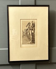 Antique Etching Of The Degey