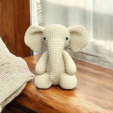 Adorable 3D Printed Knitted Elephant – Cute & Cosy Handmade Gift