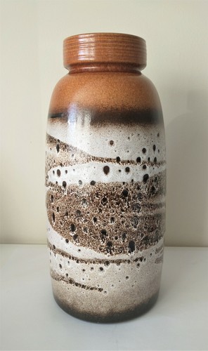 Large floor vase fat - vase,, lava