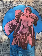 Rare PAPER- FOIL EFFECT Sex! poster. MARTIN SHARP. Oz magazine.