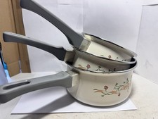 Swan Eternal Beau Saucepans 3 Piece Set Retro Vintage Very Good Condition