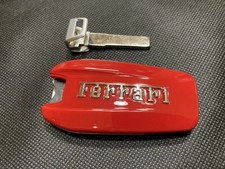 NEW Ferrari Remote Key Fob Shell & Blank Uncut Blade Ferrari 458 488 588 488GTB