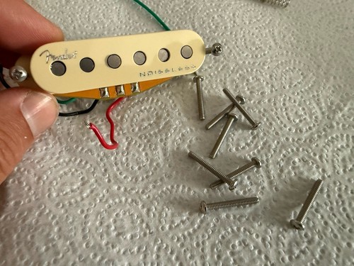 Screws for fender noiseless - for,