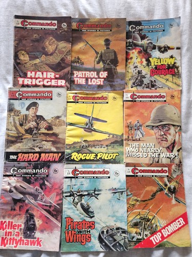 Commando comics job lot bundle - commando,