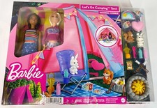 Barbie Mattell Lets Go Camping