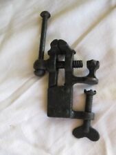 Antique Miniature clamp on Table VICE with Anvil.Clock / Model Maker.LOT No.1.