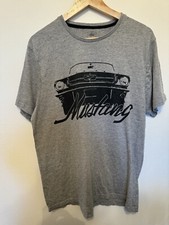 Ford Mustang Grey T Shirt by Bioworld size large