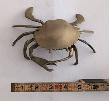 Brass Crab Vintage Trinket /