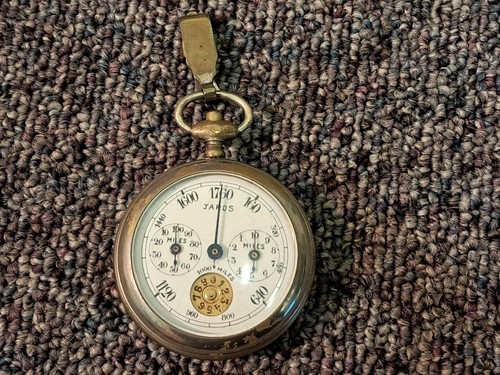 Antique pocket pedometer - pocket, step