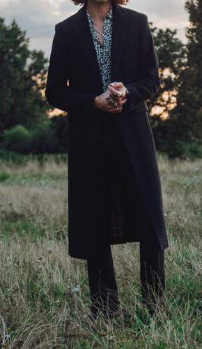 Burberry cashmere long coat - long,