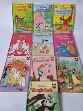 Walt Disney Books Grolier Book Club Edition 1970s to 1990s Set of 10 Books