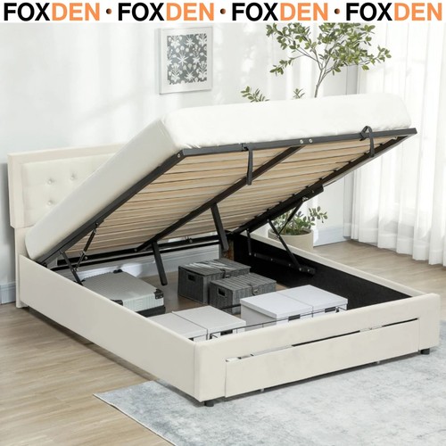 Double ottoman bed - frame,, with