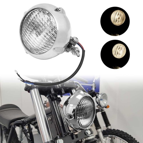 Motorcycle retro headlight - headlight, for