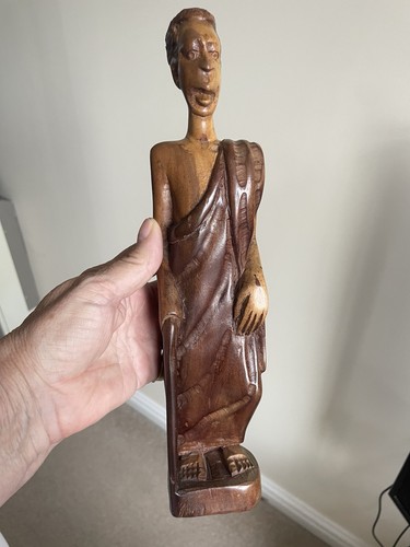 Vintage hand carved wooden - vintage,