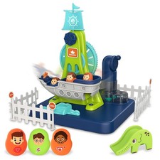 Pirate Fortress Castle Ship Building Set Adventure Amusement Park Toy For Kids