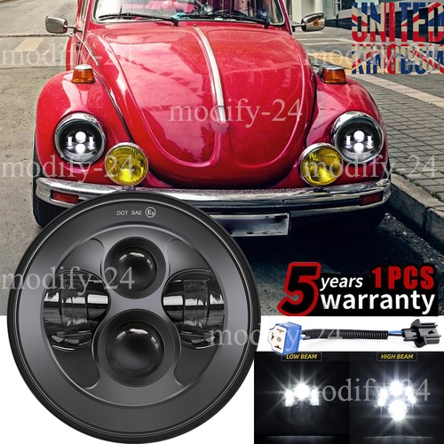 Mark round led headlight - 7",