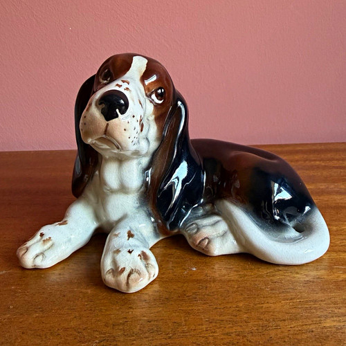 Sylvac ceramic dog figurine - sylvac,