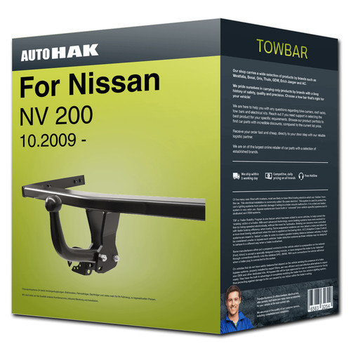 Towbar fixed for nissan nv - fixed,