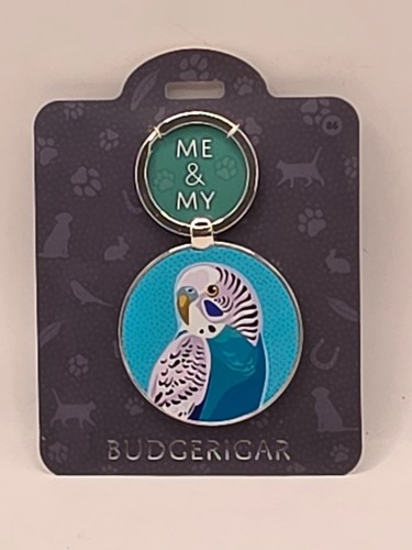 Budgerigar and pet metal - and,