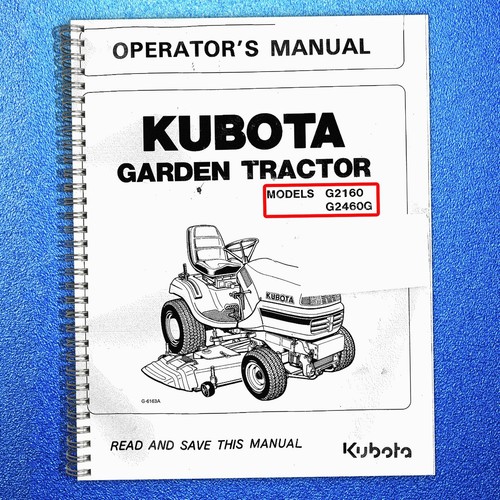 Kubota g2160 g2460g garden - g2160,
