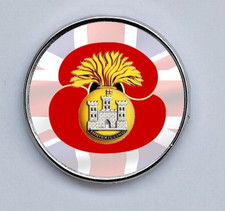 Royal Inniskilling Fusilers remembrance poppi Army lapel pin badge 25mm