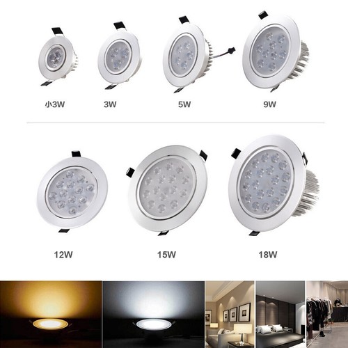 Dimmable led downlight 5w - dimmable, 3w