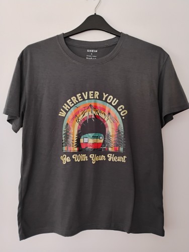 Shein dark grey retro - shein,