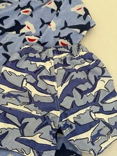 Boys Jojo Maman Bebe Swim Towelling Hoodie Age 4-5  And Joules Swim Shorts Age 5