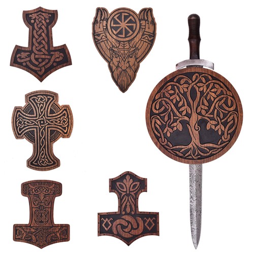 Viking sword wall - sword, plaque
