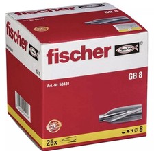 fischer GB8 twist lock anchors (box of 25)