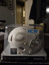 Chicago Bears Ice Mini Helmet Speed Alternate Nfl Riddle Authentic New In Box