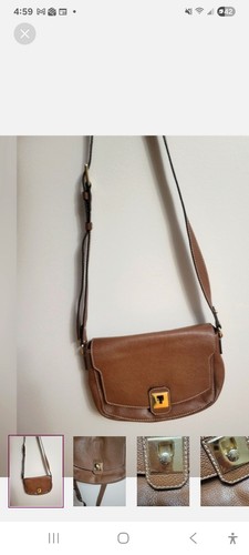 Furla brown leather crossbody - brown,