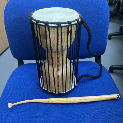 Talking drum with stick - with,