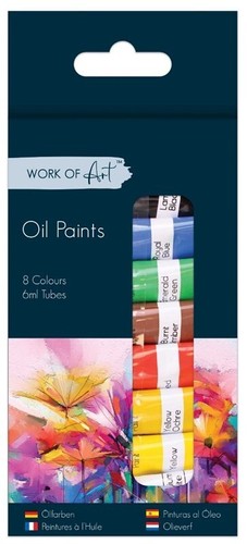 Pack oil paints tubes - pack,