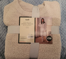 Ladies Beige Boucle Twosie