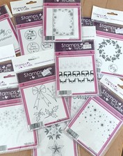 Stamps by Chloe Clear Photopolymer Christmas Card Making Scrapbooking, Preloved