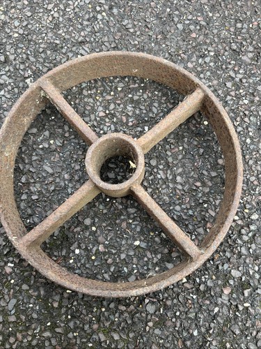 Cast iron wheel - cast, inches