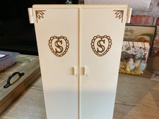 Sindy Wardrobe & Barbie Bed. Vintage 1970s . Age Related Marks.