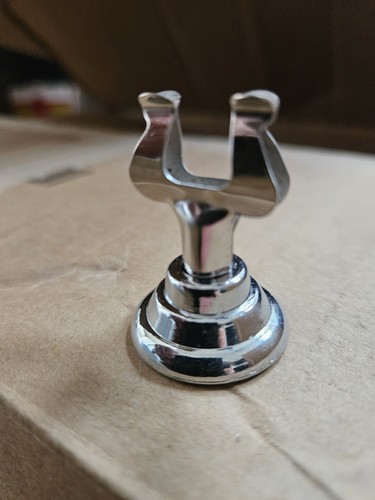 Chrome place card - holder,