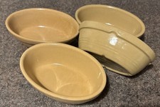 4 x Small Mason Cash Oval Glazed Stoneware Individual Pie Dishes ( Size No 1 )