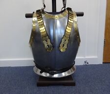 XL Napoleonic Steel Cuirass 18 Ga- Steel Chest Armour, Re-enactment Stage & LARP
