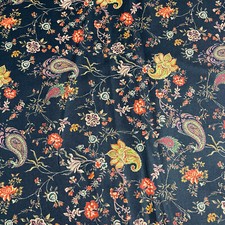 FLORAL COTTON POPLIN FABRIC