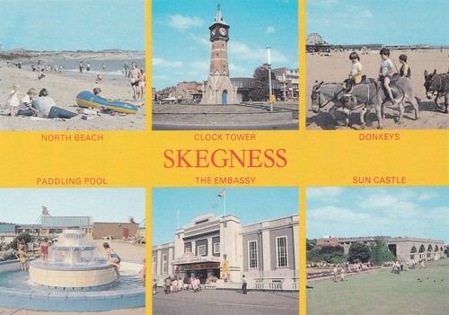 Postcard skegness 6 views - postcard,