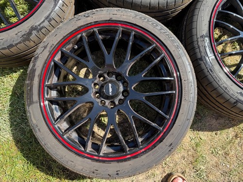 17inch black alloy wheels - 17inch, in