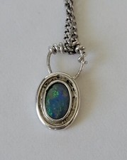 Vintage Sterling Silver Black