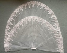 Wedding Veil Traditional Bride's Mantle White Lace