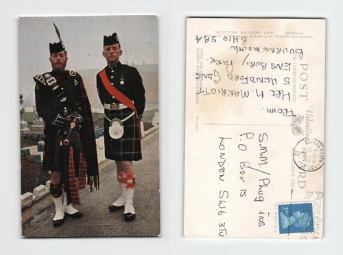 Postcard scottish military - scottish,