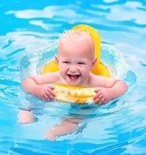 3-6 Months Baby Swimming Ring Seat With back rest and swim nappies - Pool Float