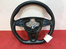 SEAT IBIZA CUPRA FLAT BOTTOM LEATHER PADDLE SHIFT STEERING WHEEL 2010