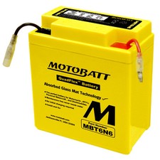 MotoBatt MBT6N6 6V 6Ah AGM
